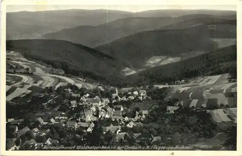 Waldkatzenbach im Odenwald bei Eberbach - Flugzeugaufnahme -709120