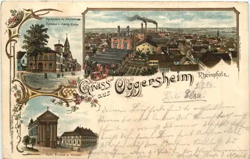 Gruss aus Oggersheim - Litho -709332