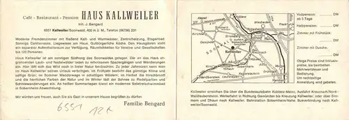 Kallweiler Soonwald - Klappkarte -709208