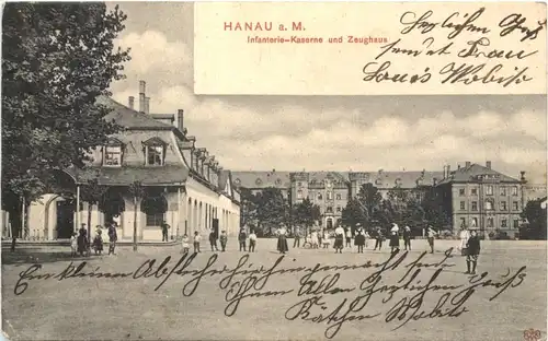 Hanau - Infanterie Kaserne und Zeughaus -709276