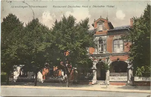 Sprendlingen - Rheinhessen - Restaurant Deutsches Haus -709220