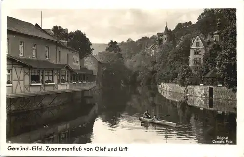 Gemünd Eifel - Schleiden - Zusammenfluss von Olef und Urft -709748