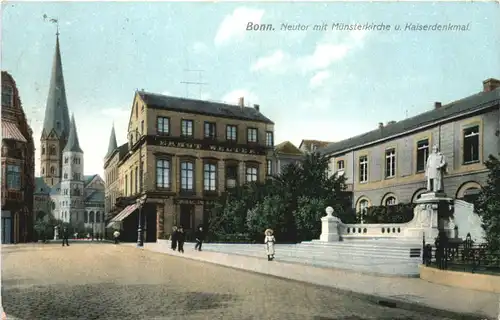 Bonn - Neutor mit Münsterkirche -710126