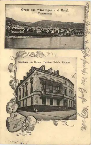 Gruss aus Winningen an der Mosel - Gasthaus zur Krone -710120