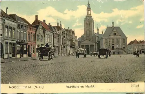 Roosendaal - Raadhuis en Markt -710516