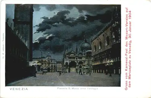Venezia - Piazzetta S. Marco - Karneval Fest Mozart Verein 1904 -710688