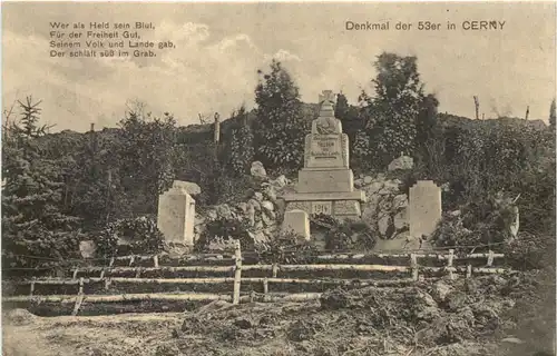 Denkmal der 53er in Cerny -710650