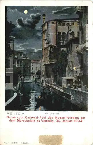 Venezia - Rio Contarini - Karneval Fest Mozart Verein 1904 -710690