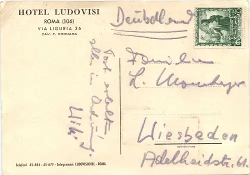 Roma - Hotel Ludovisi -710716