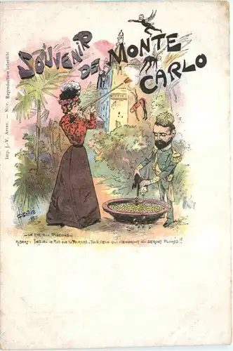 Souvenir de Monte Carlo - Litho -710866