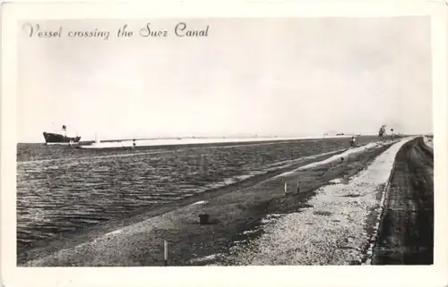 Vessel crossing the Suez Canal -710784