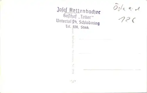 Untertal bei Schladming - Gasthof Tetter -710972