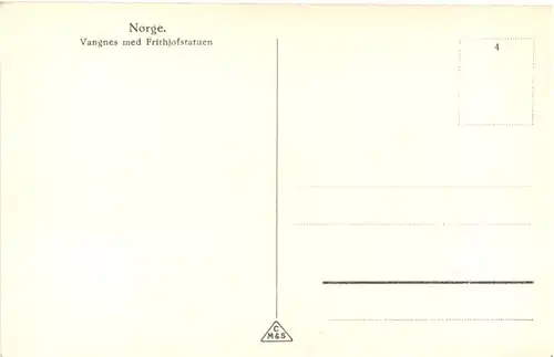 Norge - Vangnes med Fritjofstatuen -711098