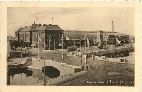 Malmö - Statens Järnvägsstation -711146