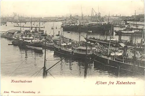 Hilsen fra Kobenhavn - Kvaesthusbroen -711198