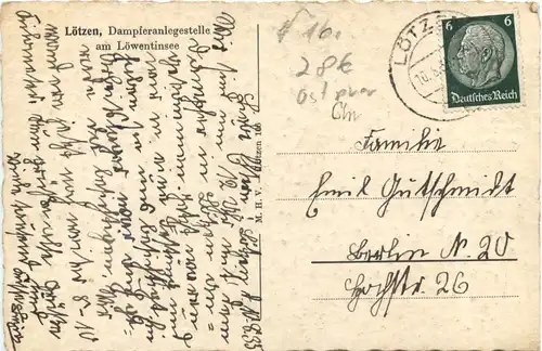 Lötzen - Dampferanlegestelle -711204