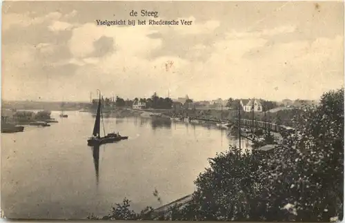 de Steeg - Yselgezicht bij het Rhedensche Veer -711180