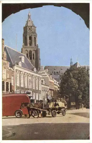 Arnhem - Doorkijk Sabelspoort naar markt -711374