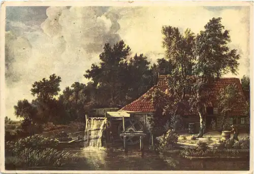 Künstler Ak Hobbema - Watermolen -711492