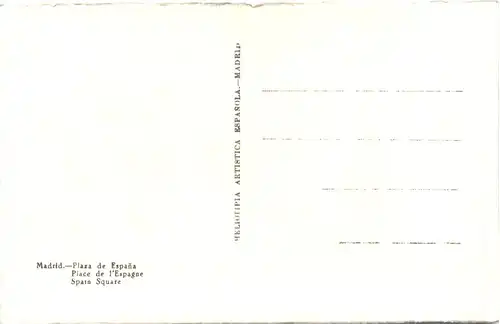 Madrid - Plaza de Espana -711570
