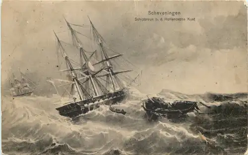 Scheveningen - Schipbreuk -711738