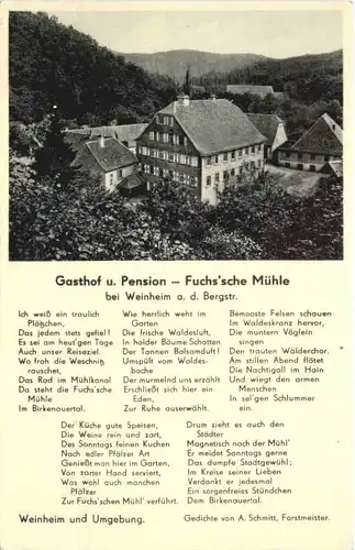 Fuchssche Mühle bei Weinheim Bergstrasse -711932