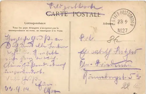 Saint-Gobain - L Eglise - Feldpost -711816