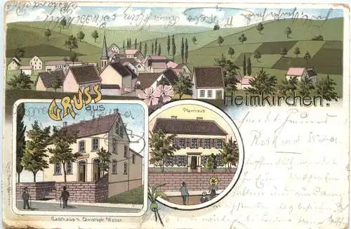 Gruss aus Heimkirchen - Litho -711830