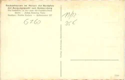 Rockenhausen - Gaststätte Pfälzer Hof -711896