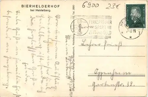 Bierhelderhof bei Heidelberg -711934