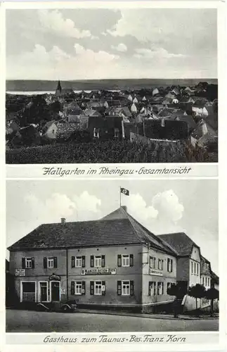 Hallgarten im Rheingau - Gasthaus zum Taunus - 3. Reich -711890