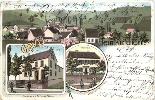 Gruss aus Heimkirchen - Litho -711844