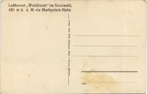 Martinstein-Nahe - Waldfriede im Soonwald -712072