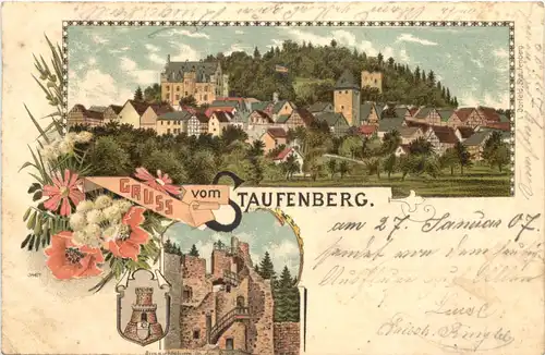 Gruss vom Staufenberg - Litho -712092