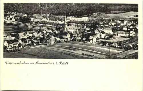 Flugzeugaufnahme von Muenchweiler a. d. Rodalb -712028