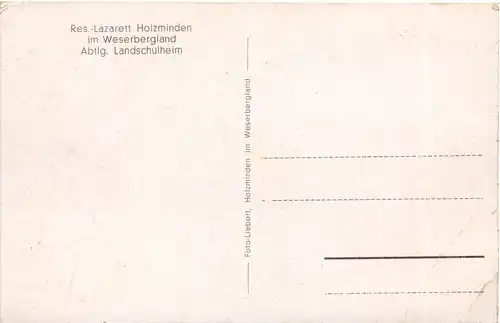 Res.-Lazarett Holzminden im Weserbergland -712088