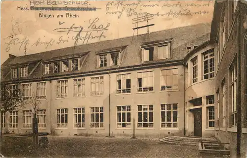 Bingen am Rhein - Baugewerk und Gewerbeschule -712164