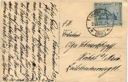 Saarbrücken - Saarpartie am Staden -712546