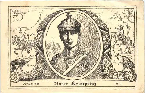 Kriegsjahr 1914 - Unser Kronprinz - Feldpost -712586