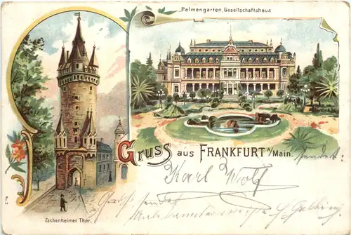 Gruss aus Frankfurt - Litho -712612