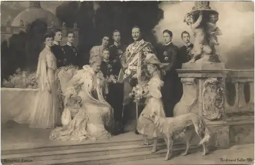 Kaiser Wilhelm II und Familie -712652