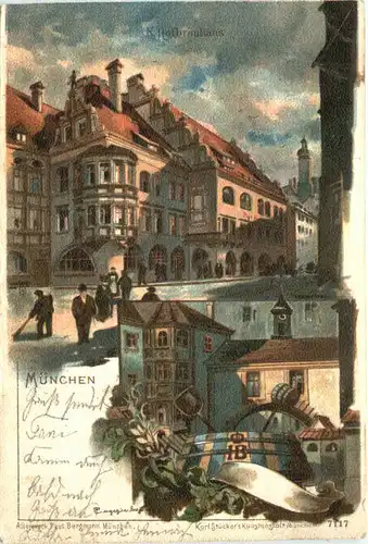 München - Hofbräuhaus Litho -712756