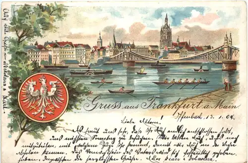 Gruss aus Frankfurt - Litho -712692