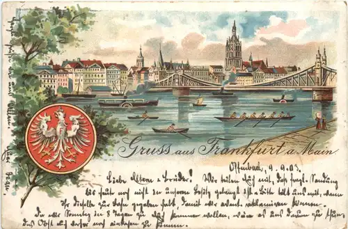 Gruss aus Frankfurt - Litho -712698