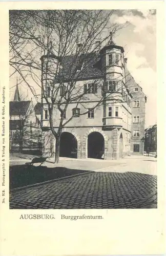 Augsburg - Burggrafenturm -712788