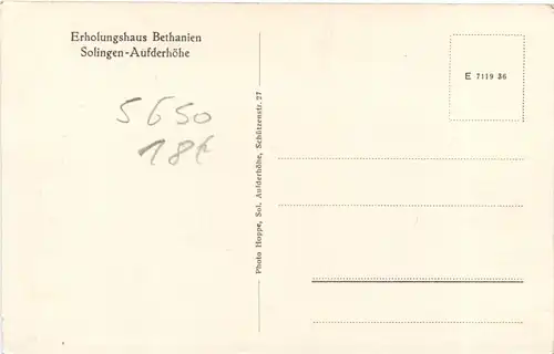 Solingen-Aufderhöhe - Hütte im Park -712952