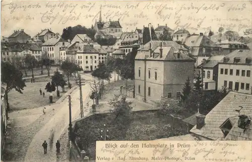 Gruss auf den Hahnplatz in Prüm -712944