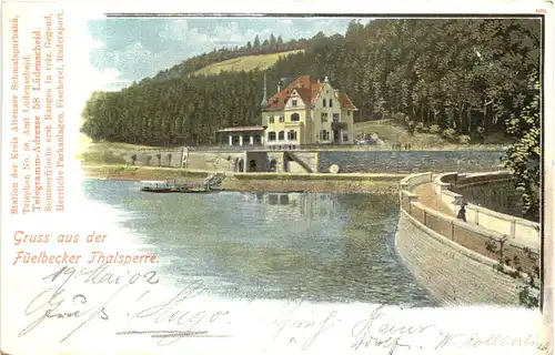 Gruss aus der Füelbecker Thalsperre - Lüdenscheid -713310