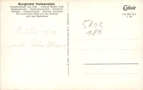 Berghotel Volmarstein - Burgschänke -713410