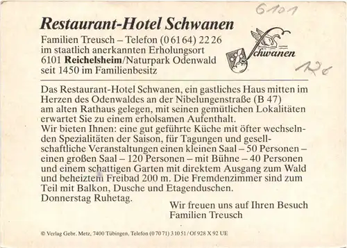 Reichelsheim - Hotel Schwanen -713556